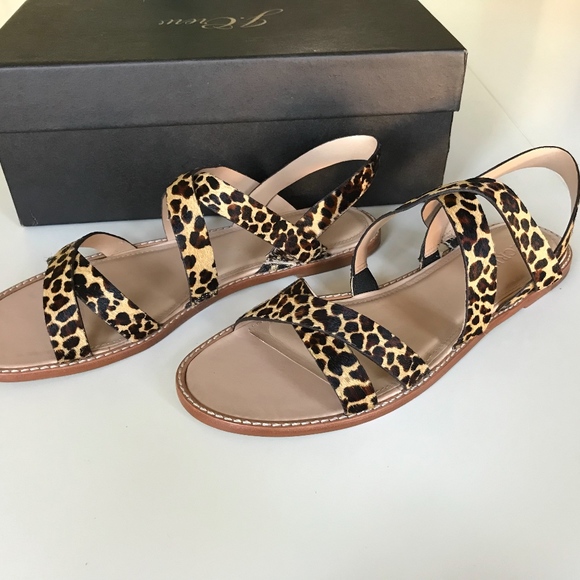 J. Crew calf hair sandals *NEW* - Picture 4 of 7